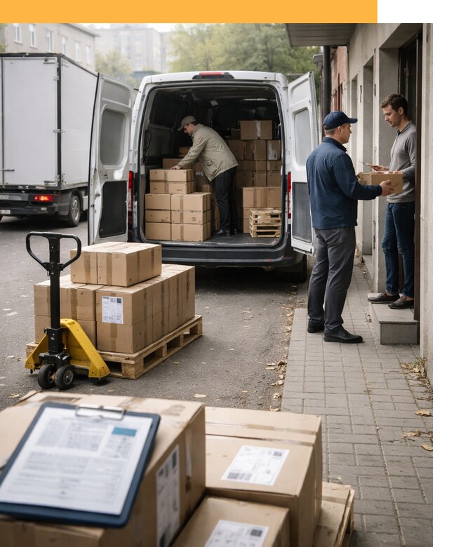 Доставка грузов от двери до двери с таможней от 46607 руб.