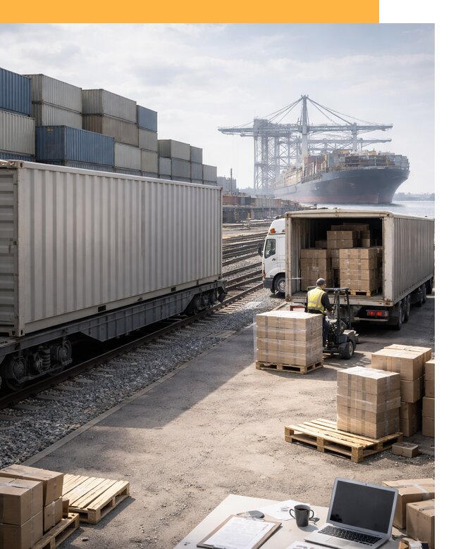 Мультимодальные перевозки грузов по миру от 46607 руб