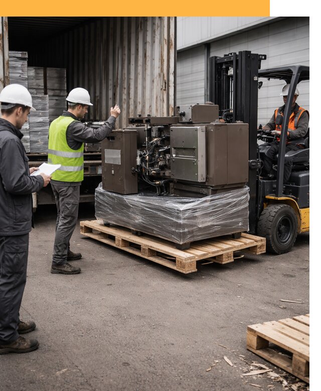 Доставка промышленного оборудования из Европы от 46607