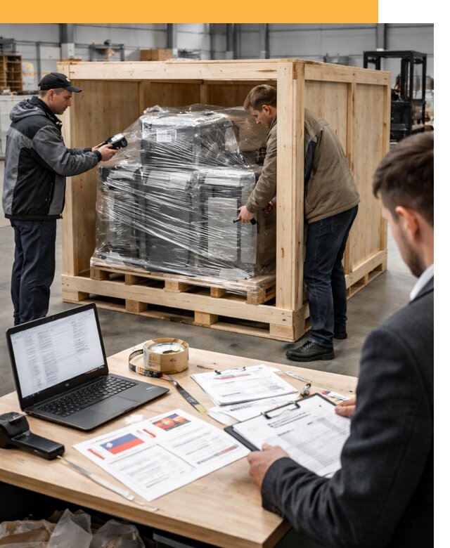 Доставка промышленного оборудования из США от 67321 руб