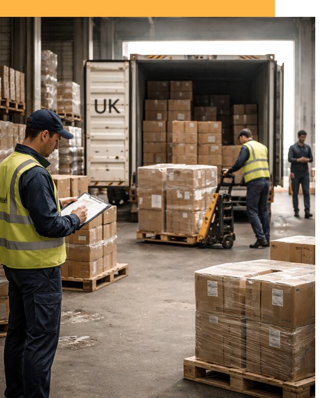 Доставка грузов из Великобритании с таможенным оформлением от 12946