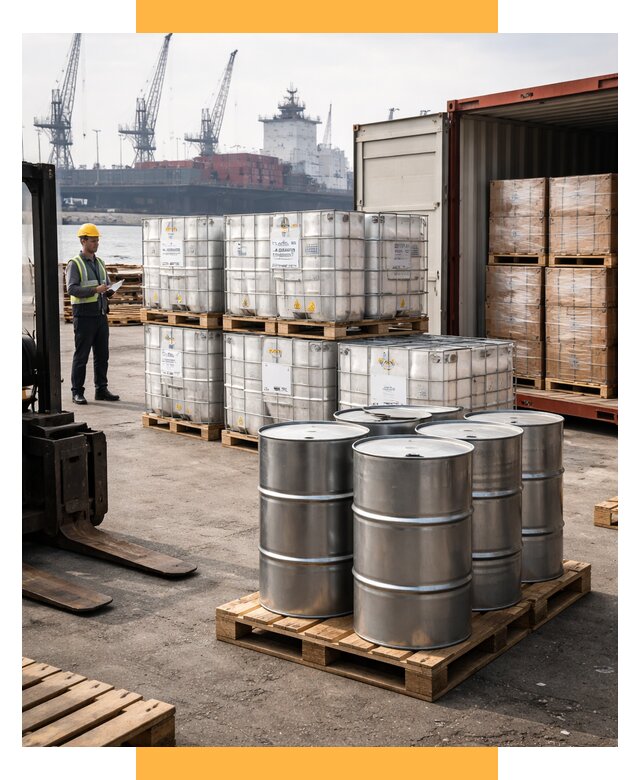 Доставка химического сырья из Индии от 258925 р. | СетСервис-Ктб