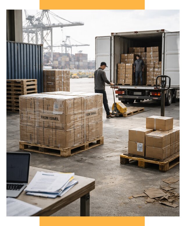 Доставка грузов из Израиля от 15536 р., логистика от СетСервис-Ктб
