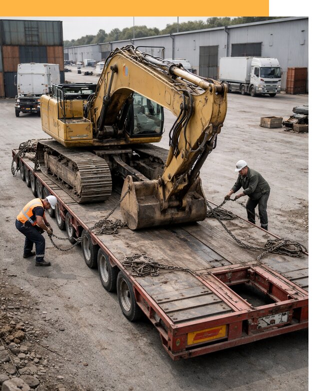 Перевозка спецтехники по России и миру от 46607 руб