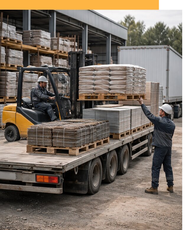 Перевозка строительных материалов по миру от 5696 руб