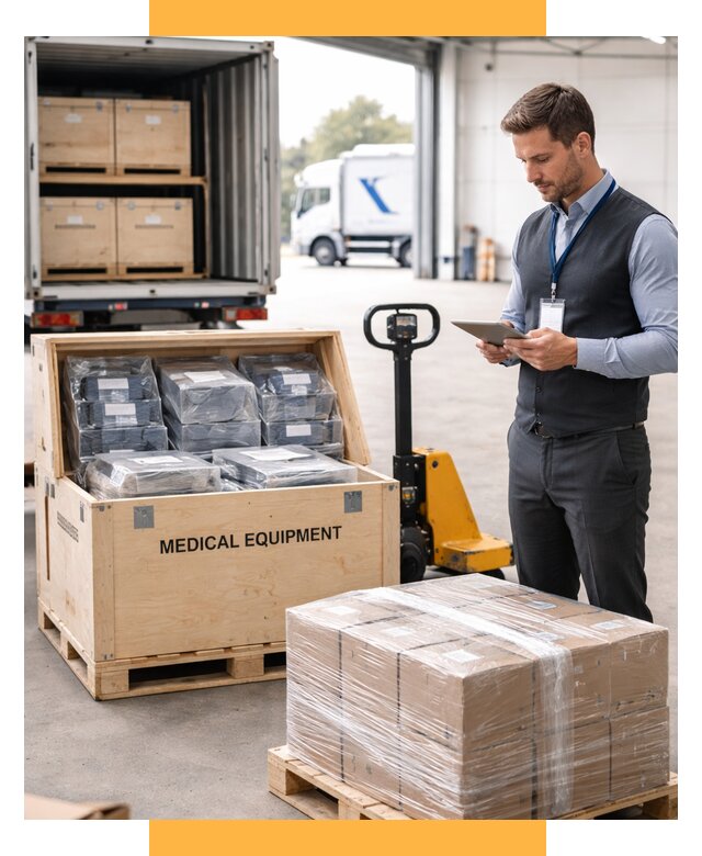 Перевозка медицинского оборудования от 15536 р. в СетСервис-Ктб