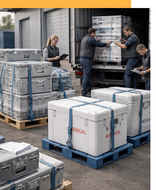 Перевозка медицинского оборудования по всему миру от 15536 руб