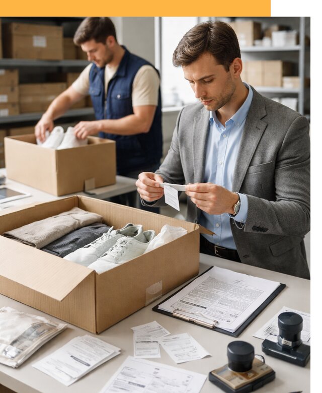 Таможенное оформление одежды и обуви по выгодной цене от 6732 руб