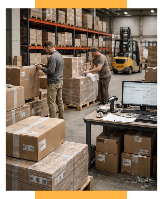 Склад консолидации в Европе от 6732 р., услуги СетСервис-Ктб