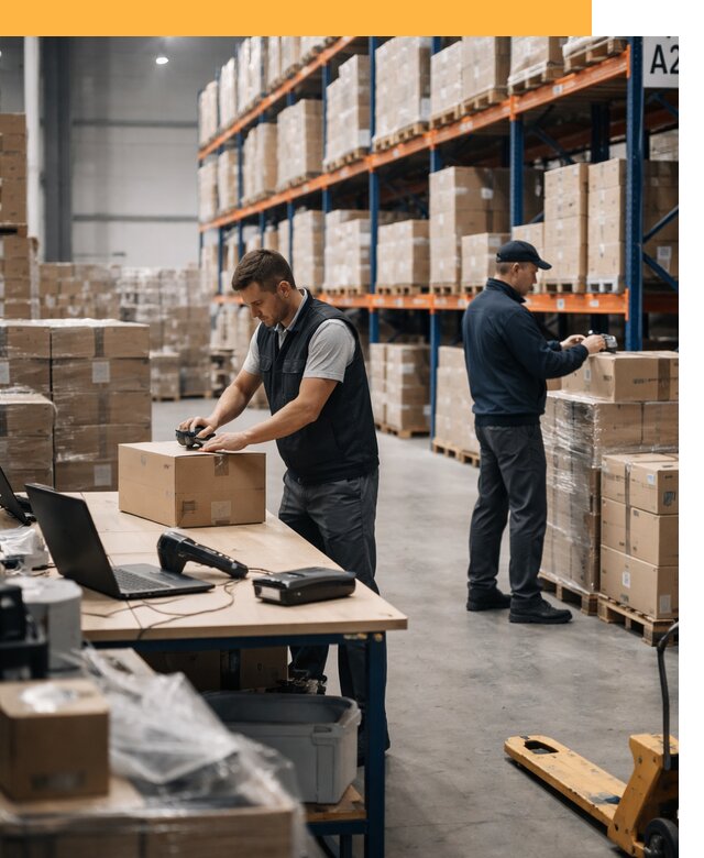 Склад консолидации в Европе: хранение, сортировка от 6732